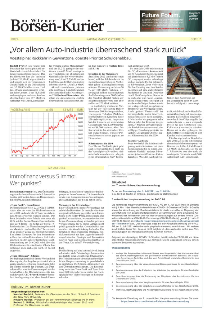 Börsen-Kurier Kolumne Florian Beckermann